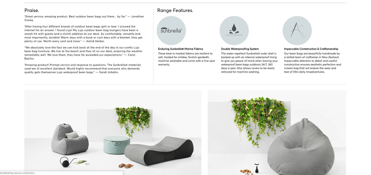 Expanded Collections Pages - Lujo Living Development by Slicedbread